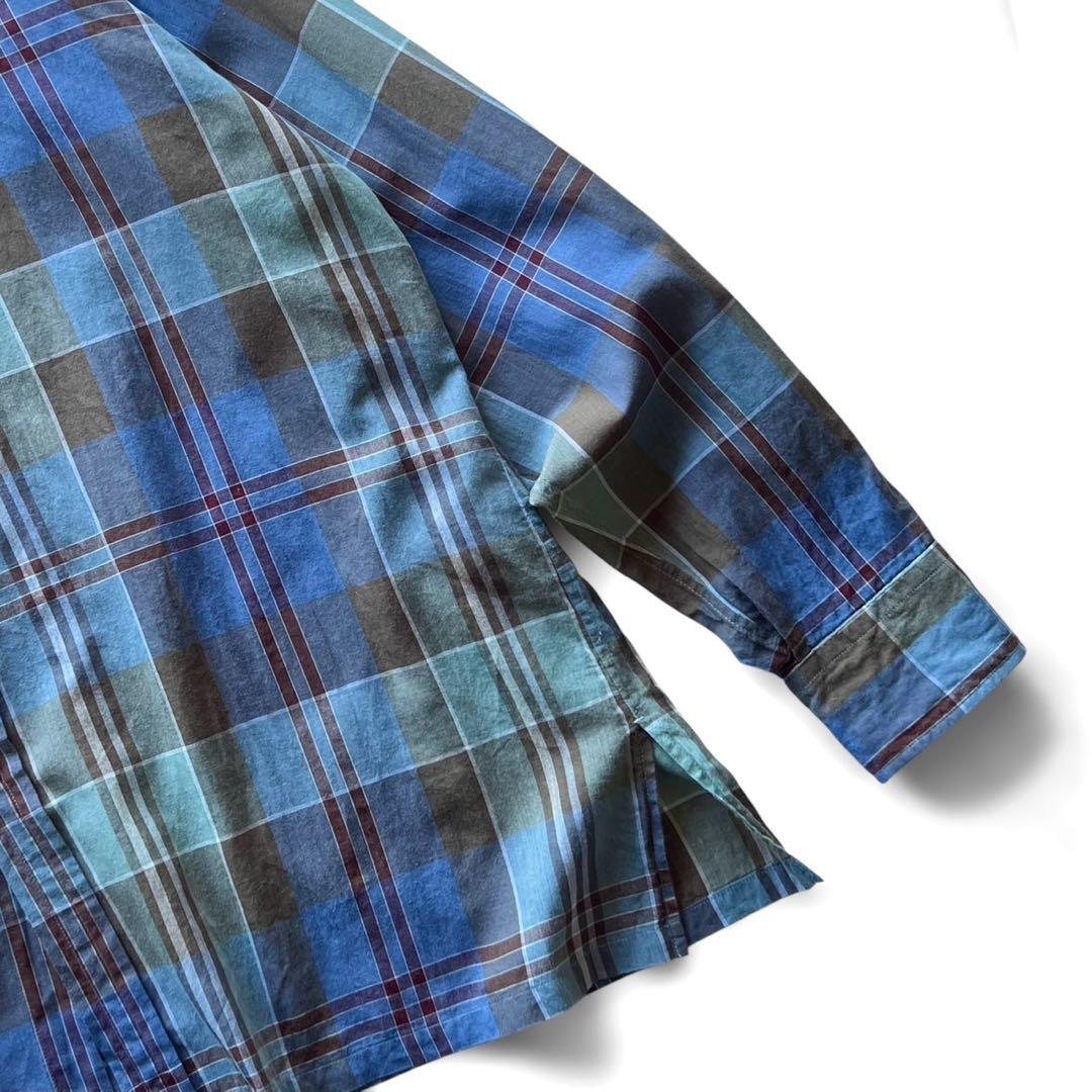 【美品】KAPTAIN SUNSHINE REGULAR COLLAREDシャツ