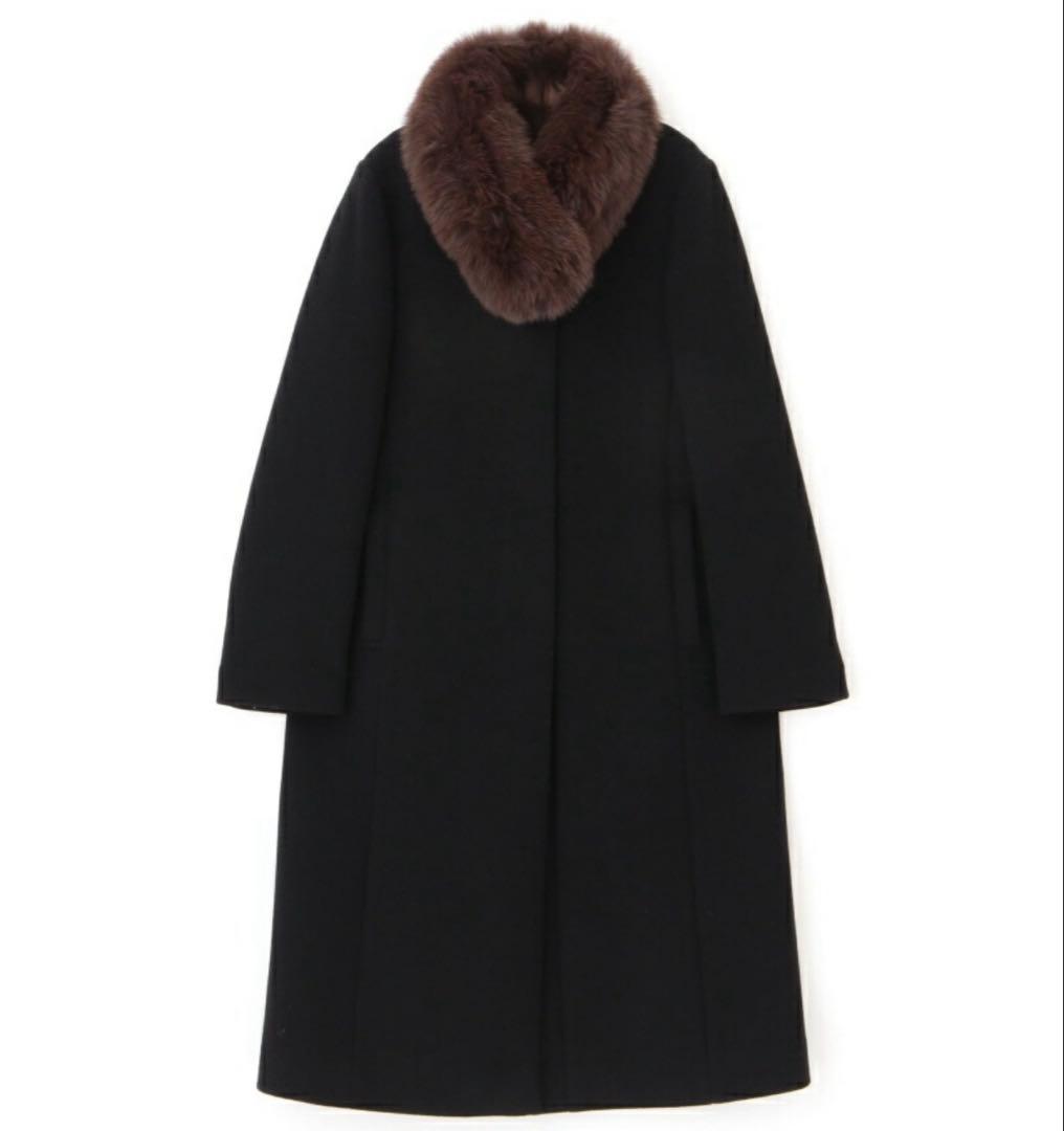 プロポーション ボディ ドレッシング 4WAYファーストール付きノーカラーコート