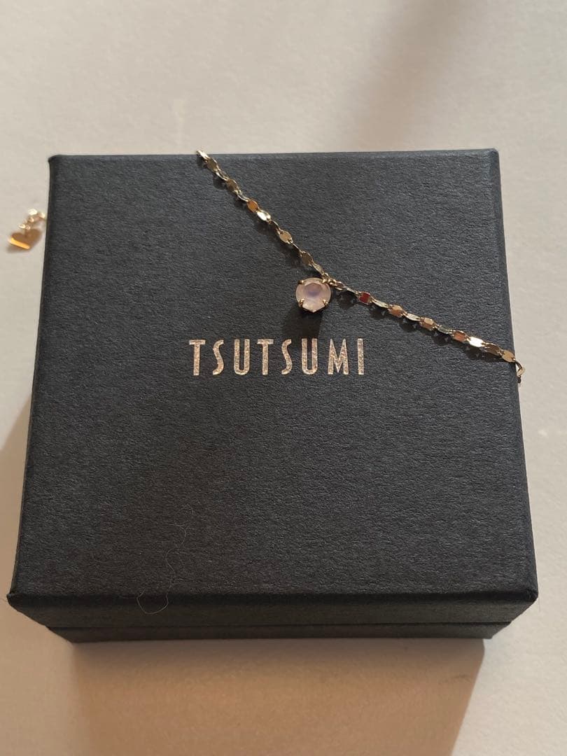 TSUTSUMI ブルームーンストーンペタルブレスレットk10