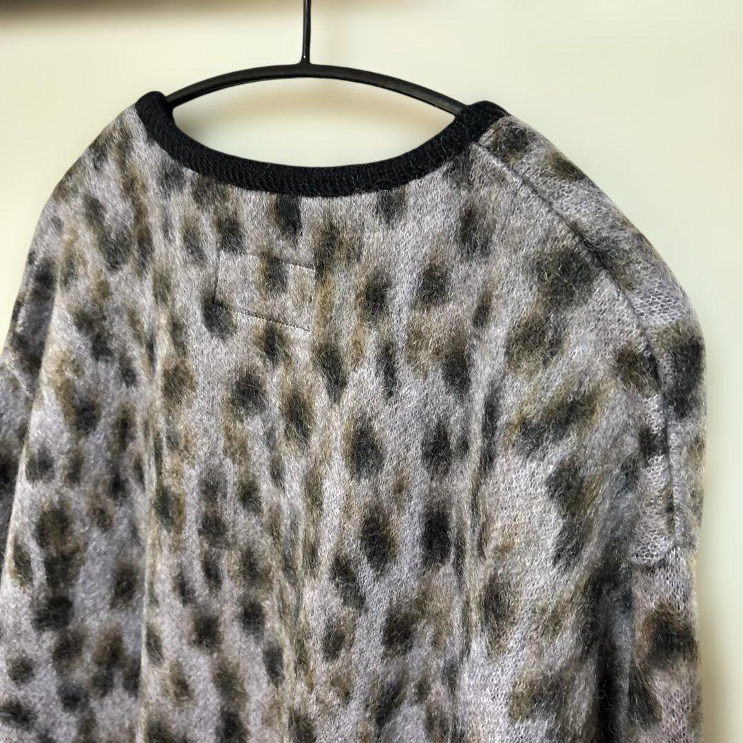 wackomaria ワコマリア レオパード カーディガン パープル Lサイズ