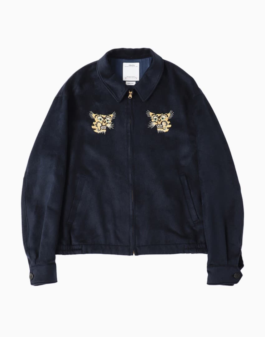 ジャケット・アウター visvim 25fw norad blouson silk navy