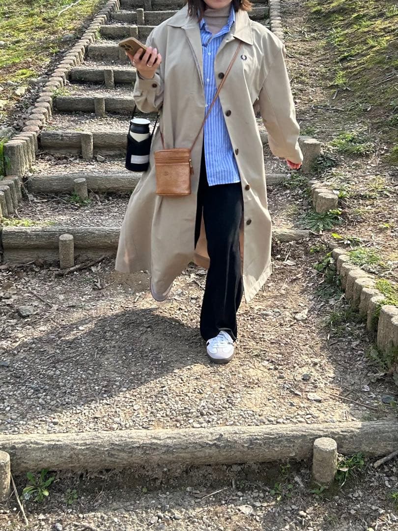 FRED PERRY トレンチコート　over coat