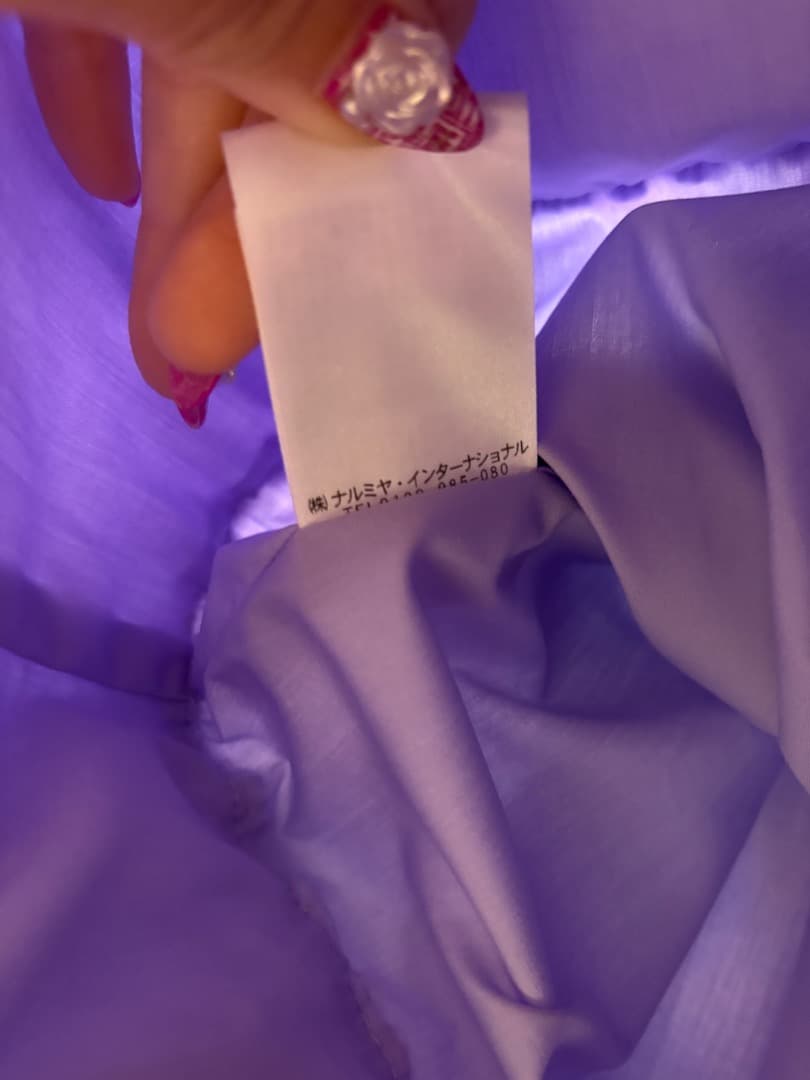 着用2時間　クリーニング済　Blooming Garden総柄ワンピース　120