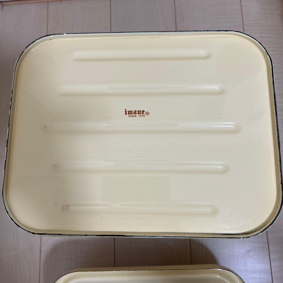 イマン　ホーロー缶　小物入れ　小物収納