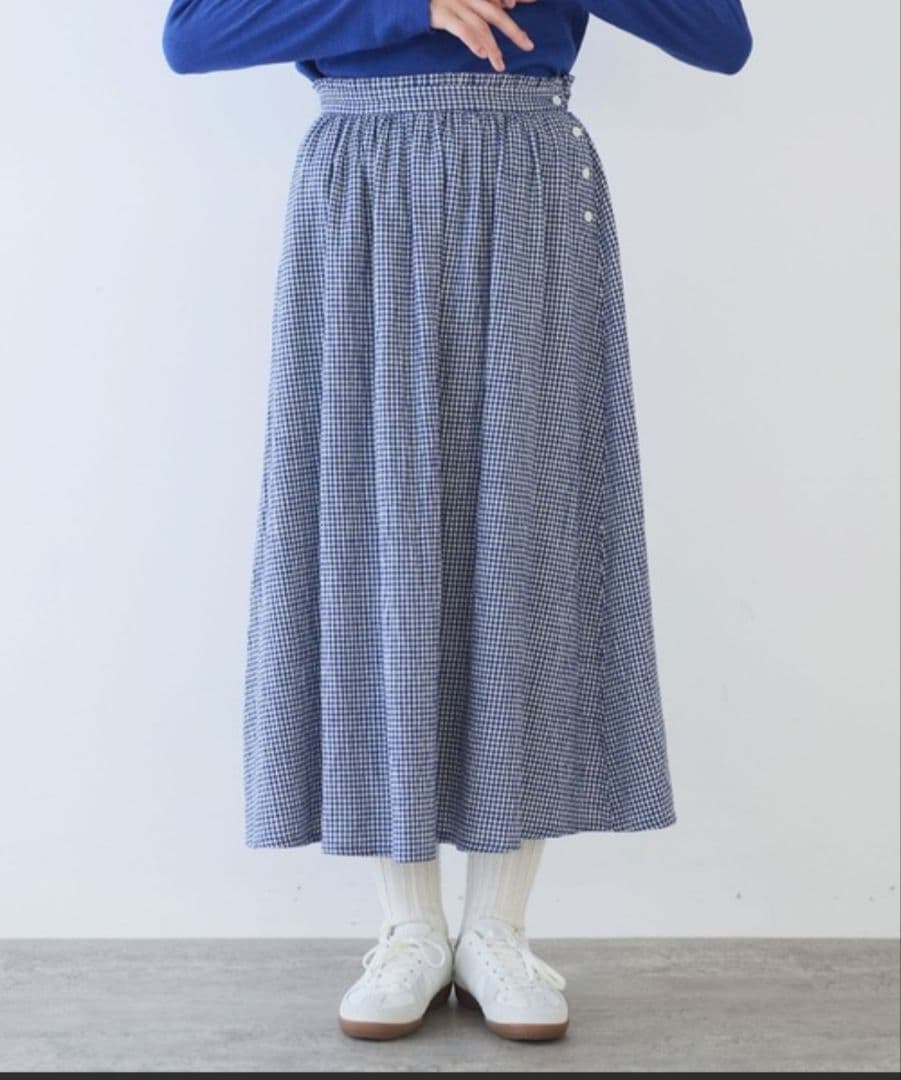 bulle de savon fuwa fuwa gingham スカート