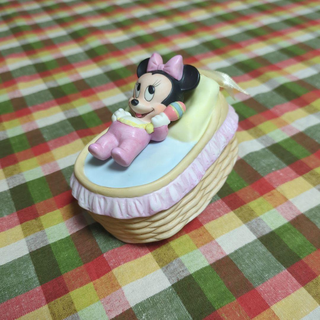 レア　美品　ディズニー　ベビーミニー　ゆりかごオルゴール