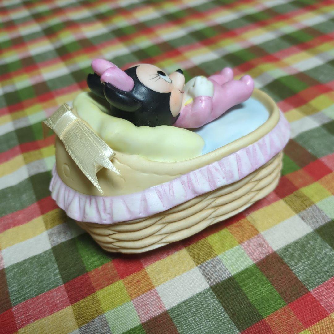 レア　美品　ディズニー　ベビーミニー　ゆりかごオルゴール