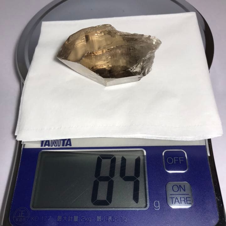 水晶ポイント・ガウリシャンカールスモーキー水晶　84ｇ