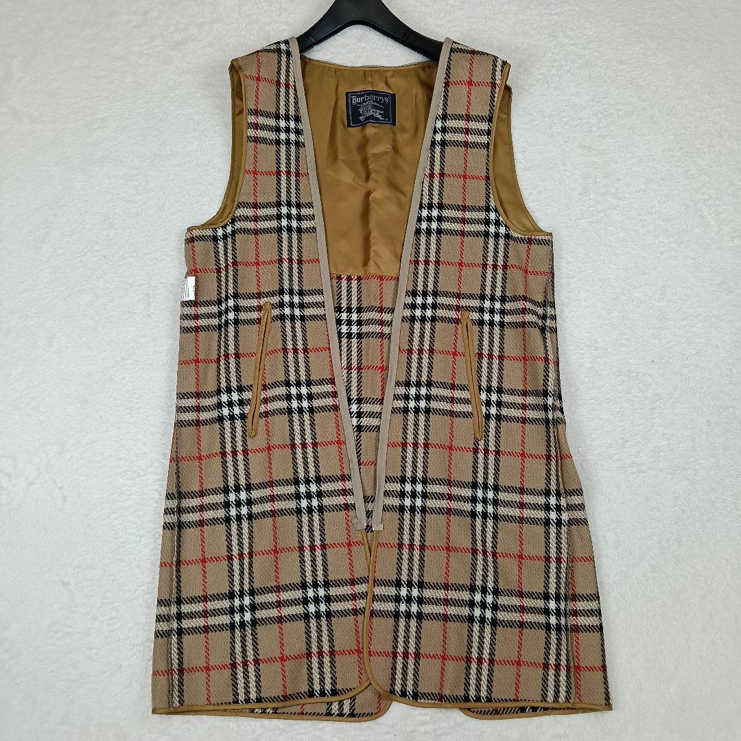 みのり様✨【ノバチェック　希少Lサイズ】バーバリー　ステンカラーコート　ライナー