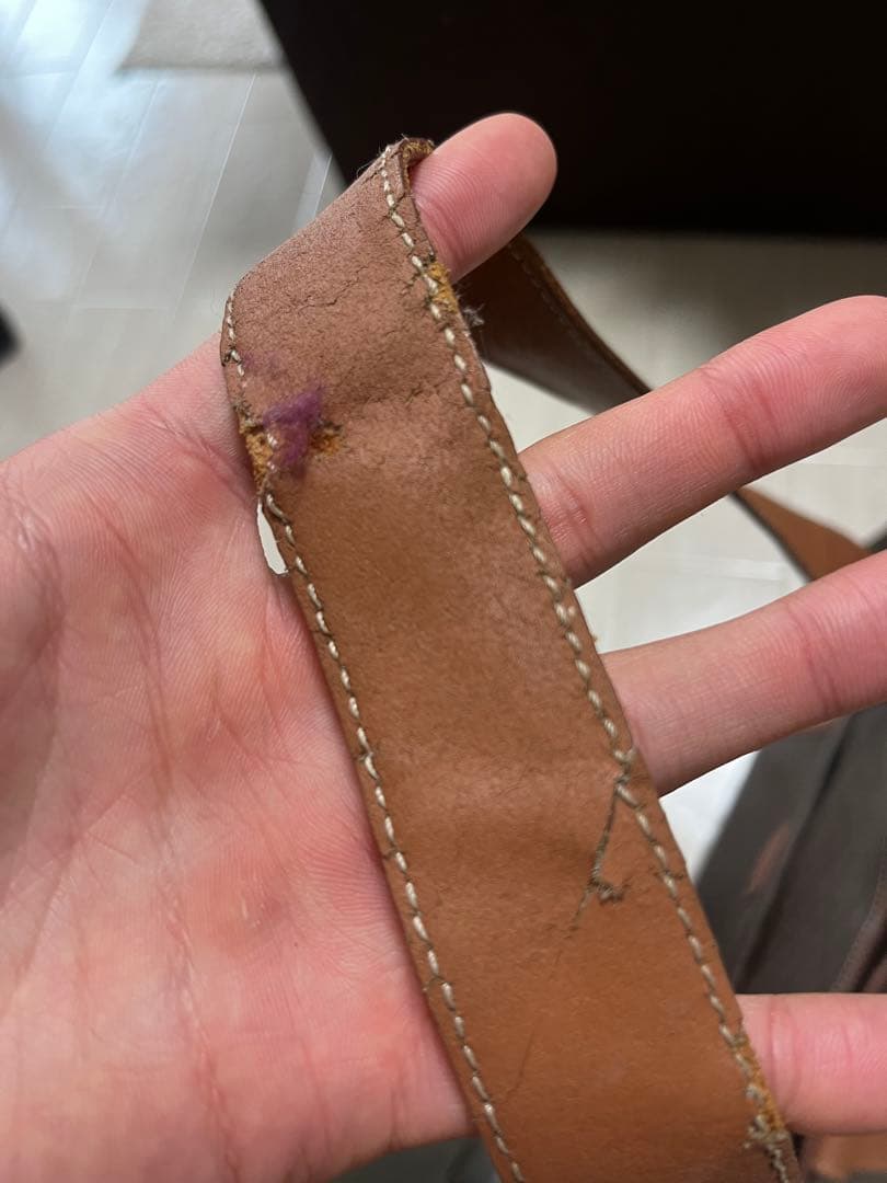 CELINE セリーヌ マカダム柄 トートバッグ レザー