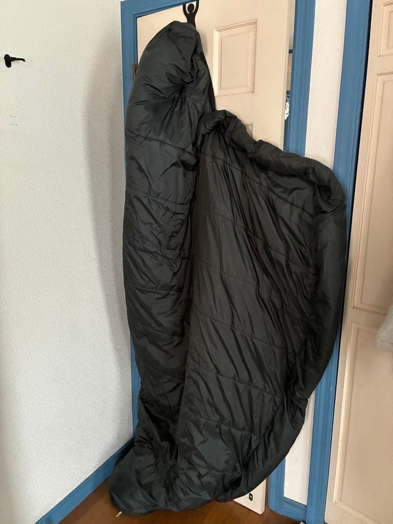 REI マミー型寝袋 グリーン ブラック