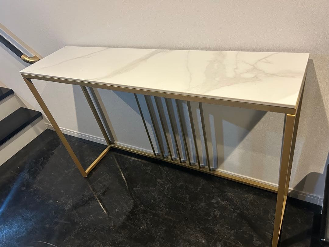 モダン大理石コンソールテーブル