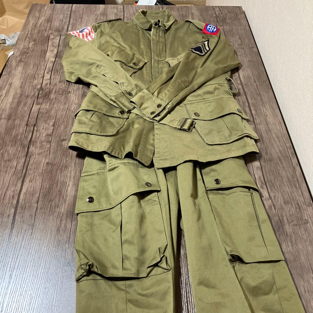 サムズミリタリ屋　第82空挺師団　アメリカ軍　ミリタリー　ジャケット　上下セット