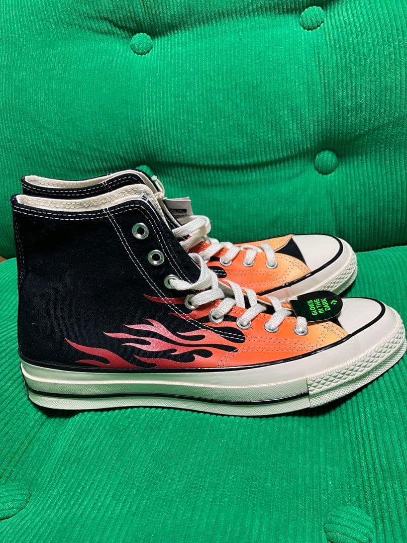 激レア！訳あり！新品 コンバース CT70 FIRE FLAME HI CUT