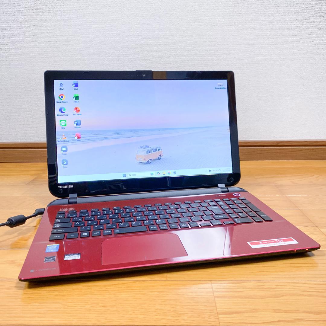 タカ✨オフィス2021✨東芝ノートパソコン i3 SSD256 メモリ8