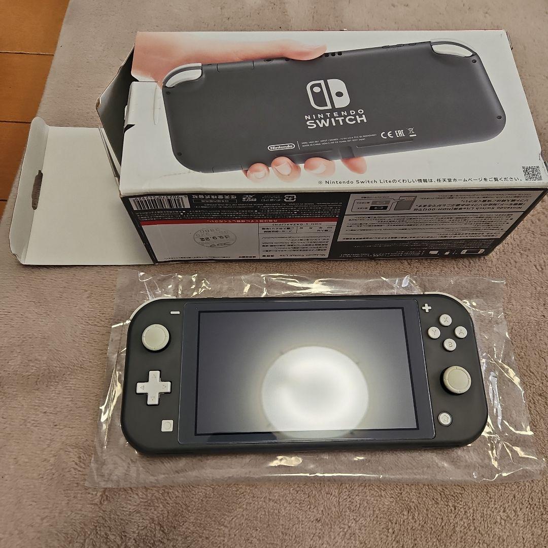 Nintendo Switch Lite グレー　電源つきません