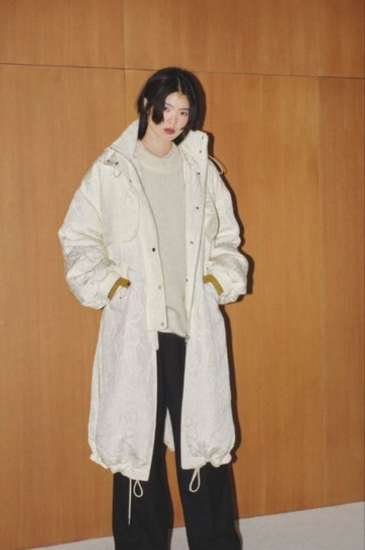 か*め様 TODAYFUL Jacquard Down Coat ジャガードダウ