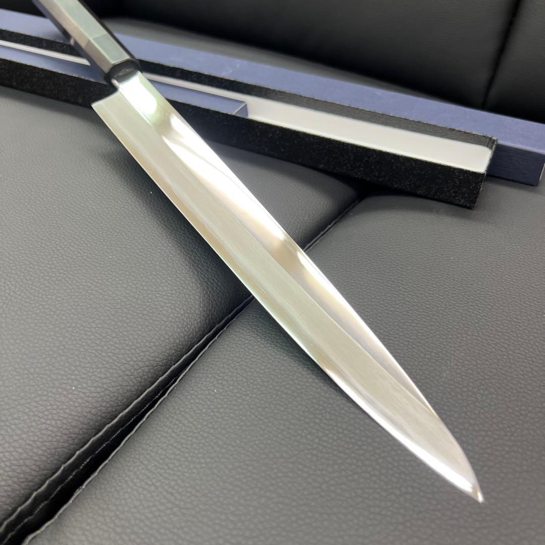 ★新品送料込★V10鏡面刺身包丁270mm水牛黒檀柄