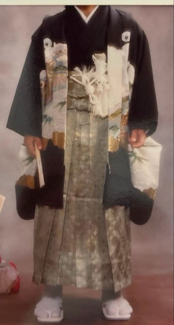 値下げ 七五三 男の子 袴 セット5歳 箱あり 鷹