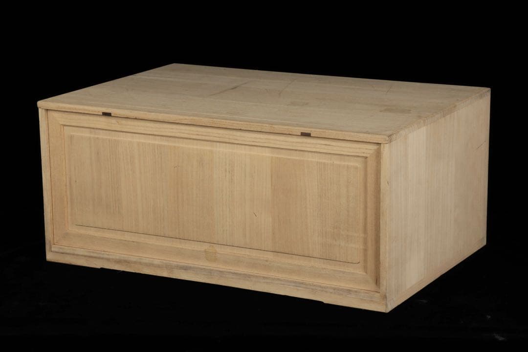 金蒔絵螺鈿黒漆 二段平卓 文机 花台 飾台 茶道具 木箱付 幅52.5㎝ 工芸品