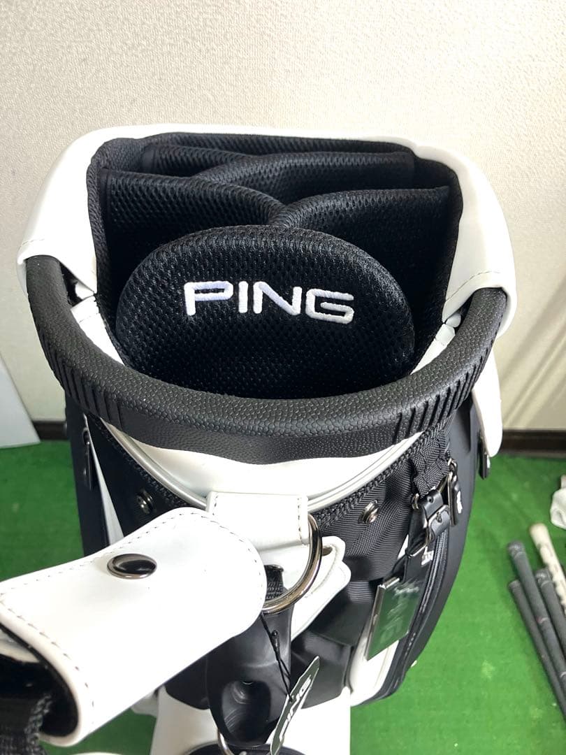 《渋野日向子 直筆サイン》PING キャディバッグ　未使用