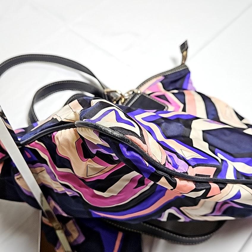 エミリオプッチ☆美品☆ 2way マルチカラー トートバッグ ショルダーバッグ