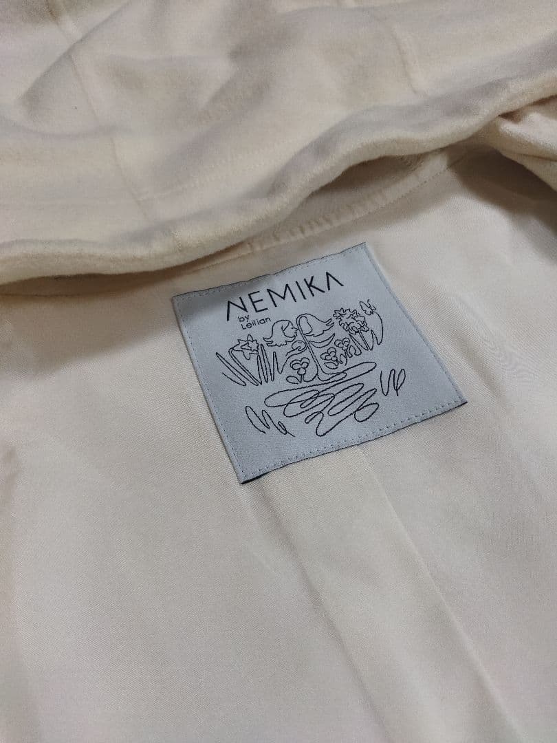 美品♪ネミカ レリアン 13+ 13号 ウール ダッフル コート 日本製