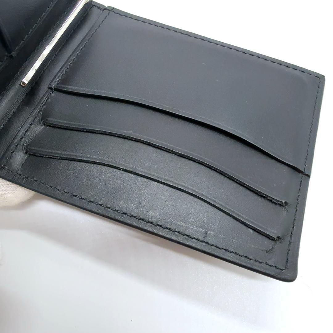 ◇ベルルッティ◇レザー/フィギュアスクリット/マネークリップ/二つ折り財布