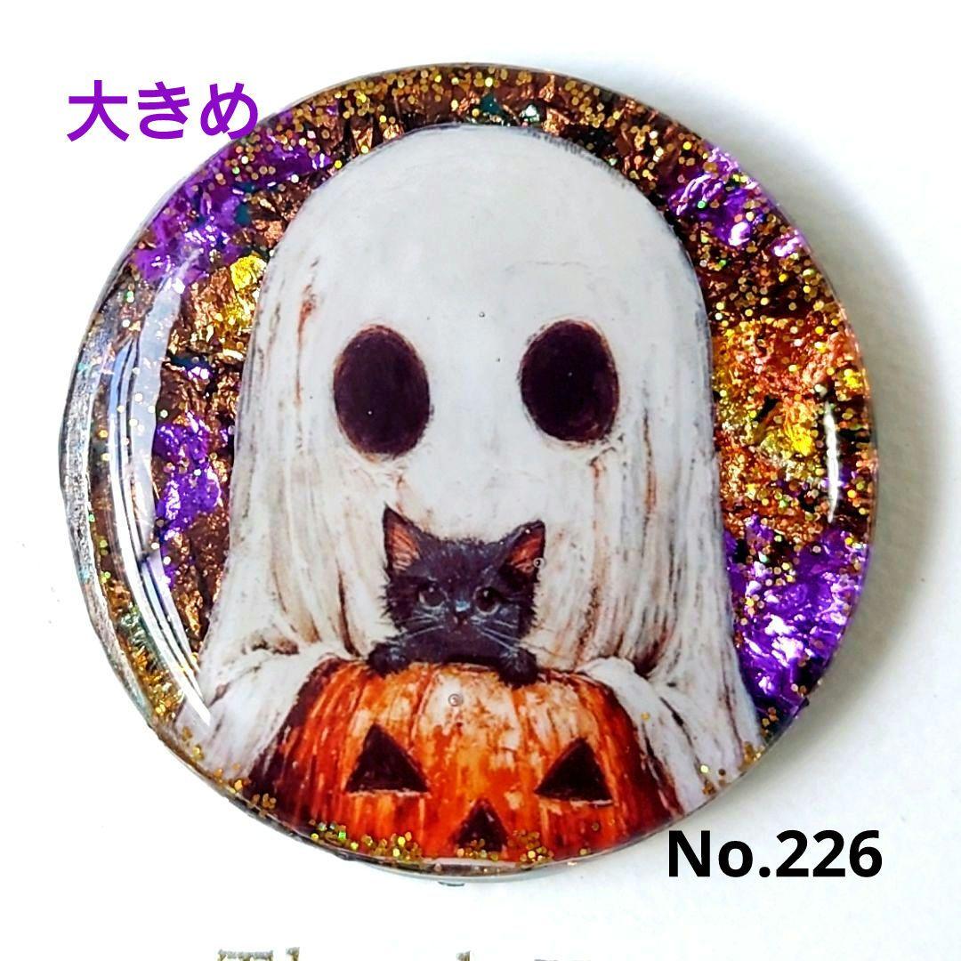 レジン　猫　ヘアゴム　ブローチ　ポニーフック　No.226