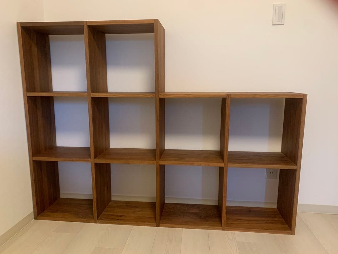 【くまくま2020】 スタッキングシェルフ 3段×2列 追加棚 2段×2