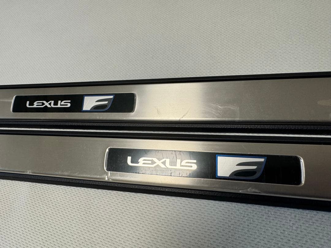 レクサス RCF純正 現行年式Fロゴ付 スカッフプレート LEXUS RC