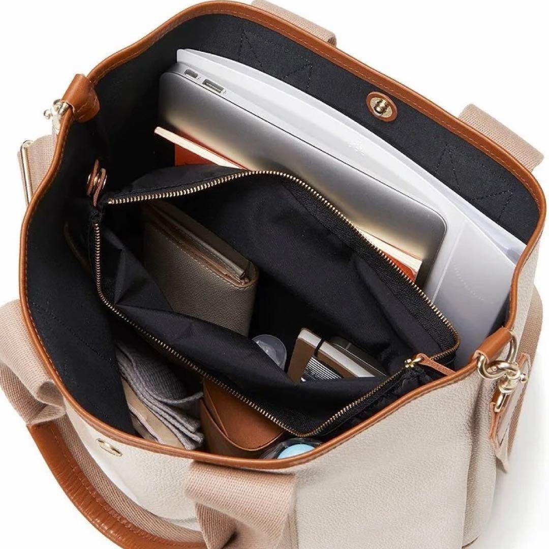 美品✨トプカピ スコッチグレイン ネオレザー 縦型 Aバッグ ショルダー付き L