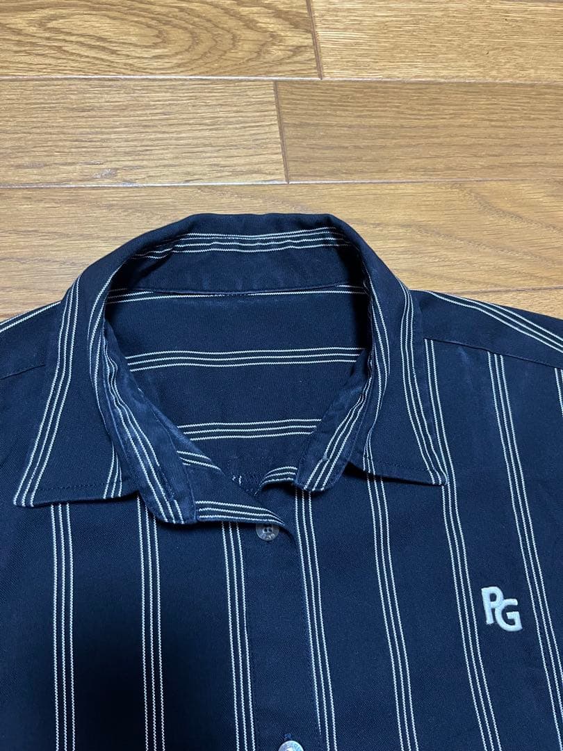 パーリーゲイツ ワンピース 先染 オックス ストレッチ ストライプ ゴルフウエア