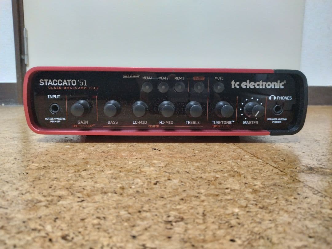 B*d様 稼働良好 Staccato’51 TC Electronic ベースア