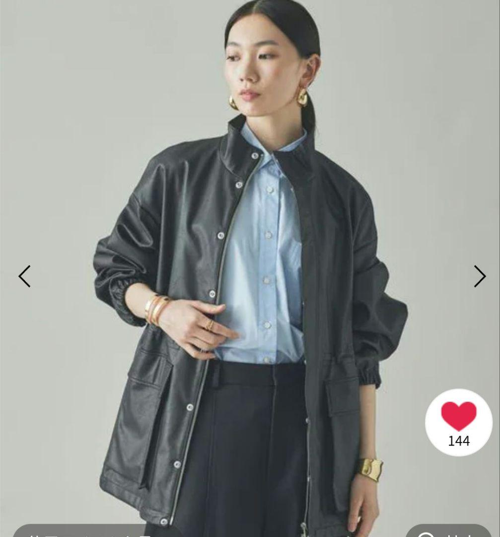 カレンソロジー　ヴィンテージフェイクレザーコート