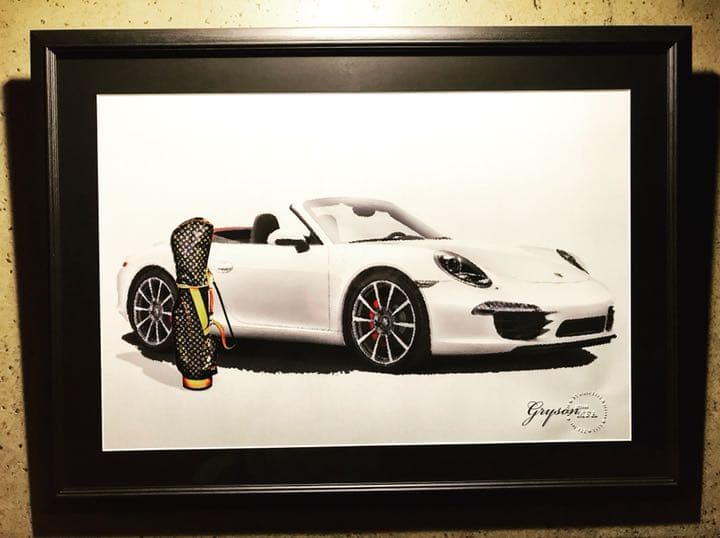 Grysonアート2.5Lポルシェ911ヴィトンオマージュパロディアート