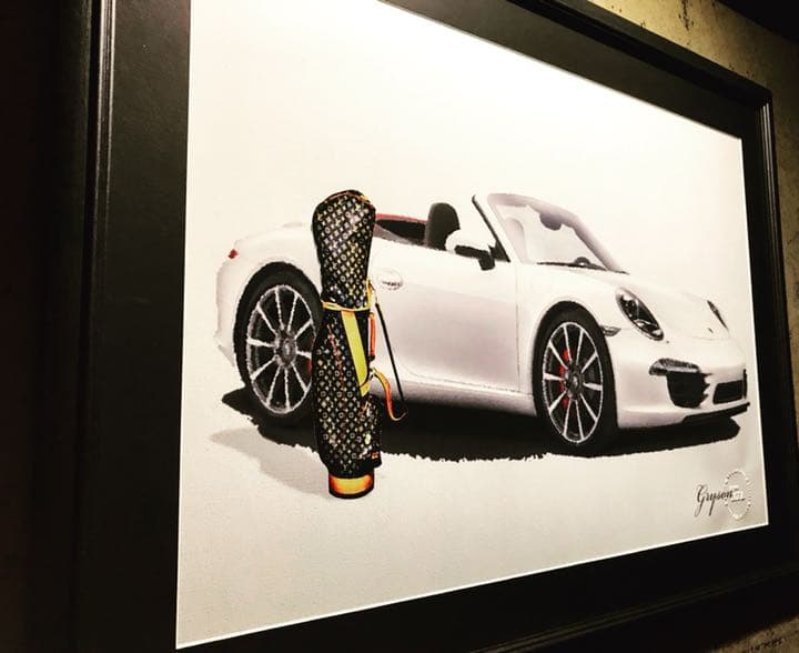 Grysonアート2.5Lポルシェ911ヴィトンオマージュパロディアート