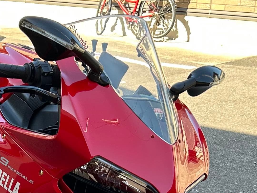 【899・1199パニガーレ】ウィンカー内蔵ミラー　カーボン柄【ＦＡＲ】