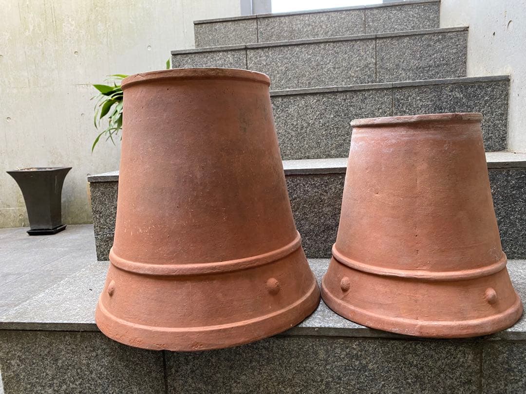 テラコッタ植木鉢 大小セット