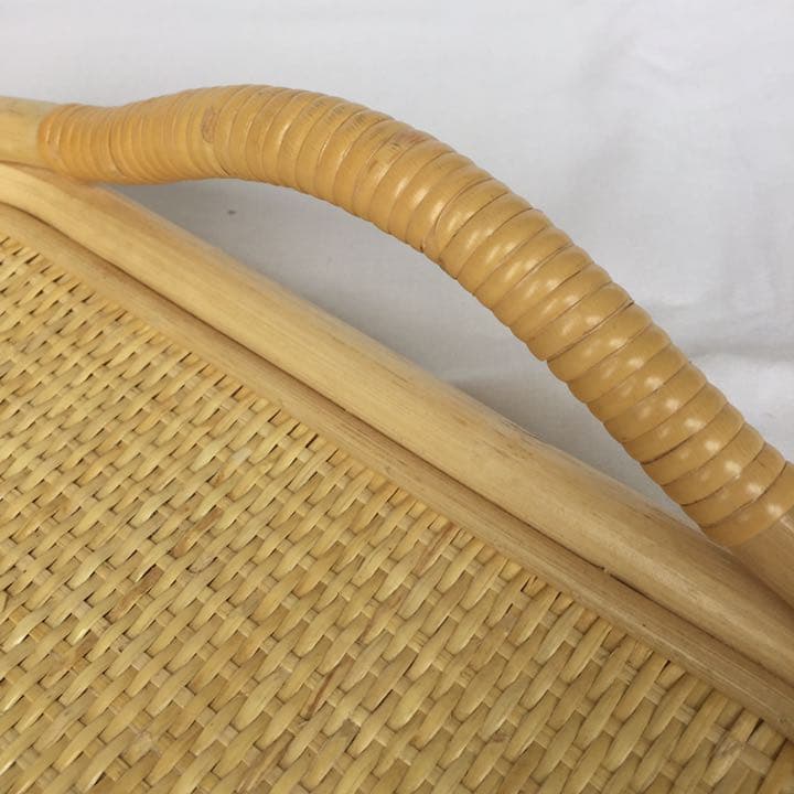 SARAH 籐 竹 トレー、お盆