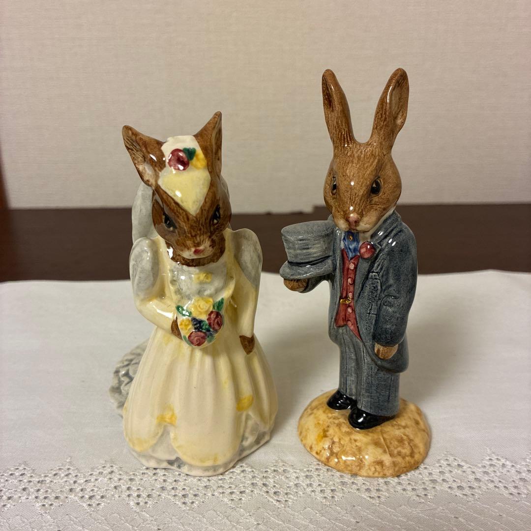 ロイヤルドルトン バニキンズ 花嫁と花婿