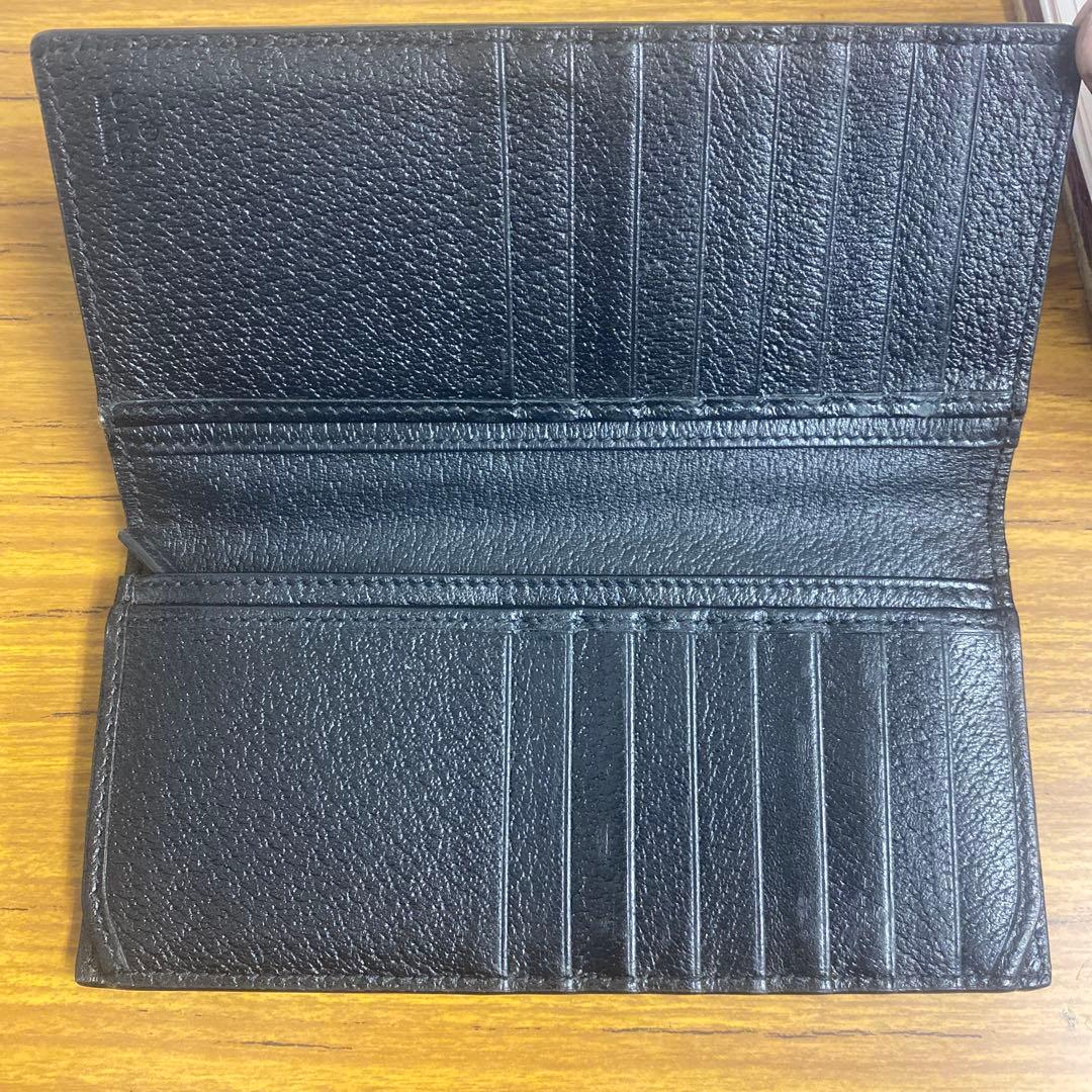 Gucci ブラックレザー 長財布