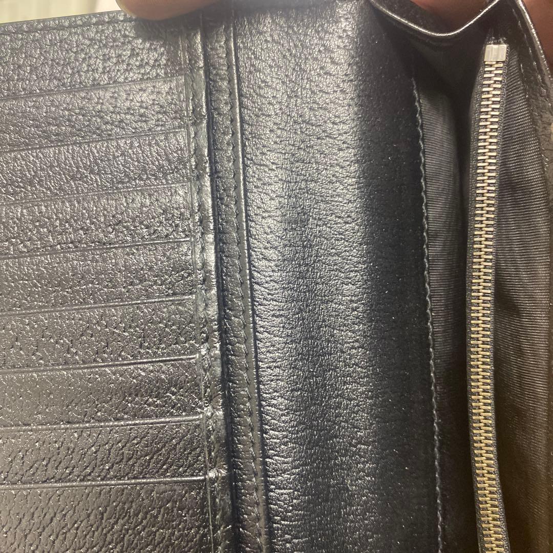 Gucci ブラックレザー 長財布