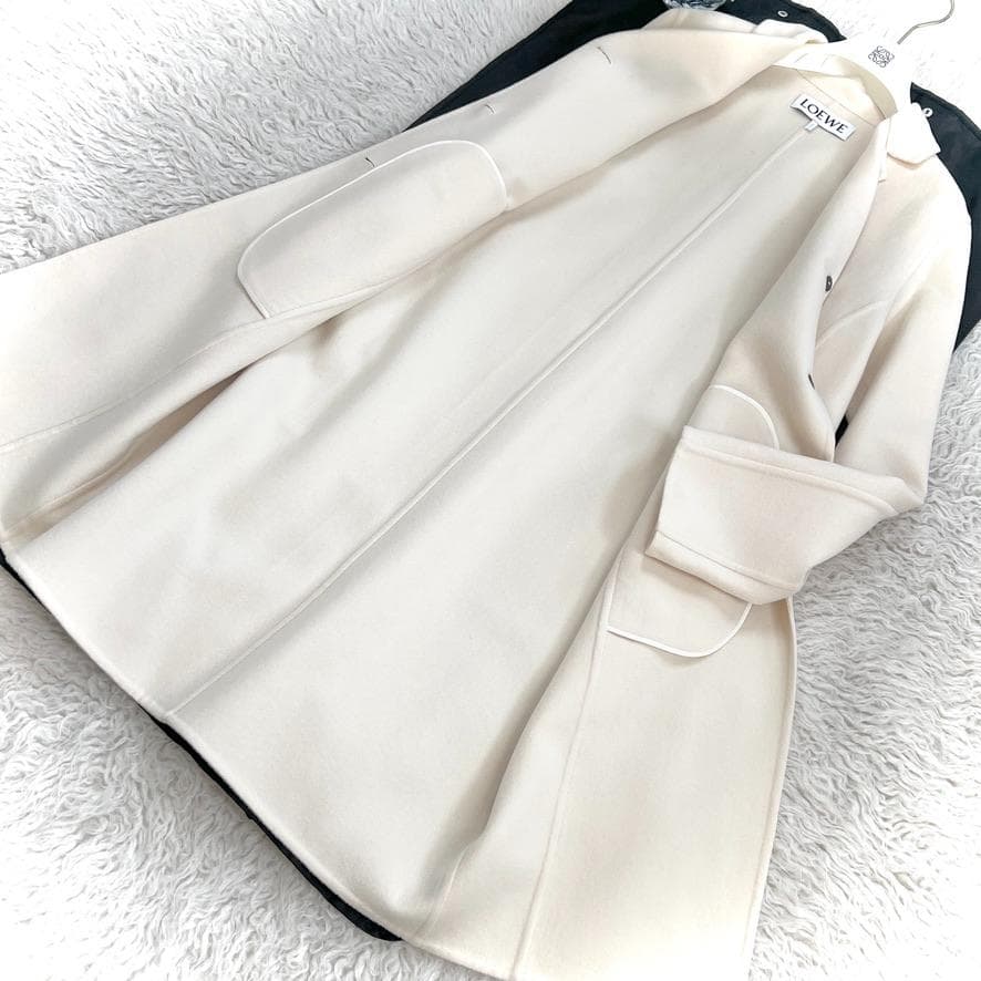 未使用★LOEWE★カシミヤウール★ダブルフェイス★コート