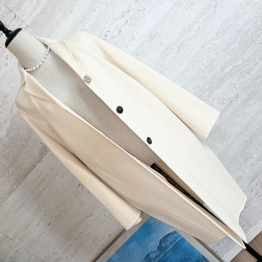 未使用★LOEWE★カシミヤウール★ダブルフェイス★コート