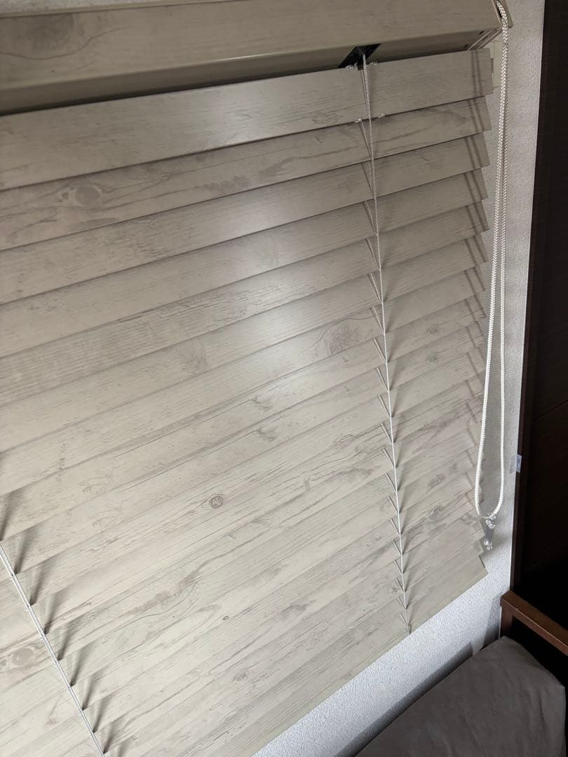 【高級美品】nichibeiクレール　ブラインド　ウッド　木製　148×80