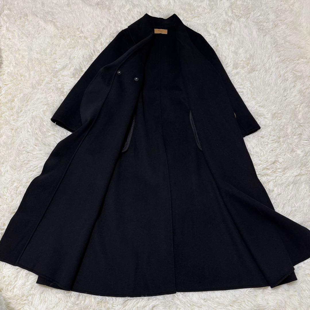 【美品】AMERI UNDRESSED FRILL COLLAR COAT