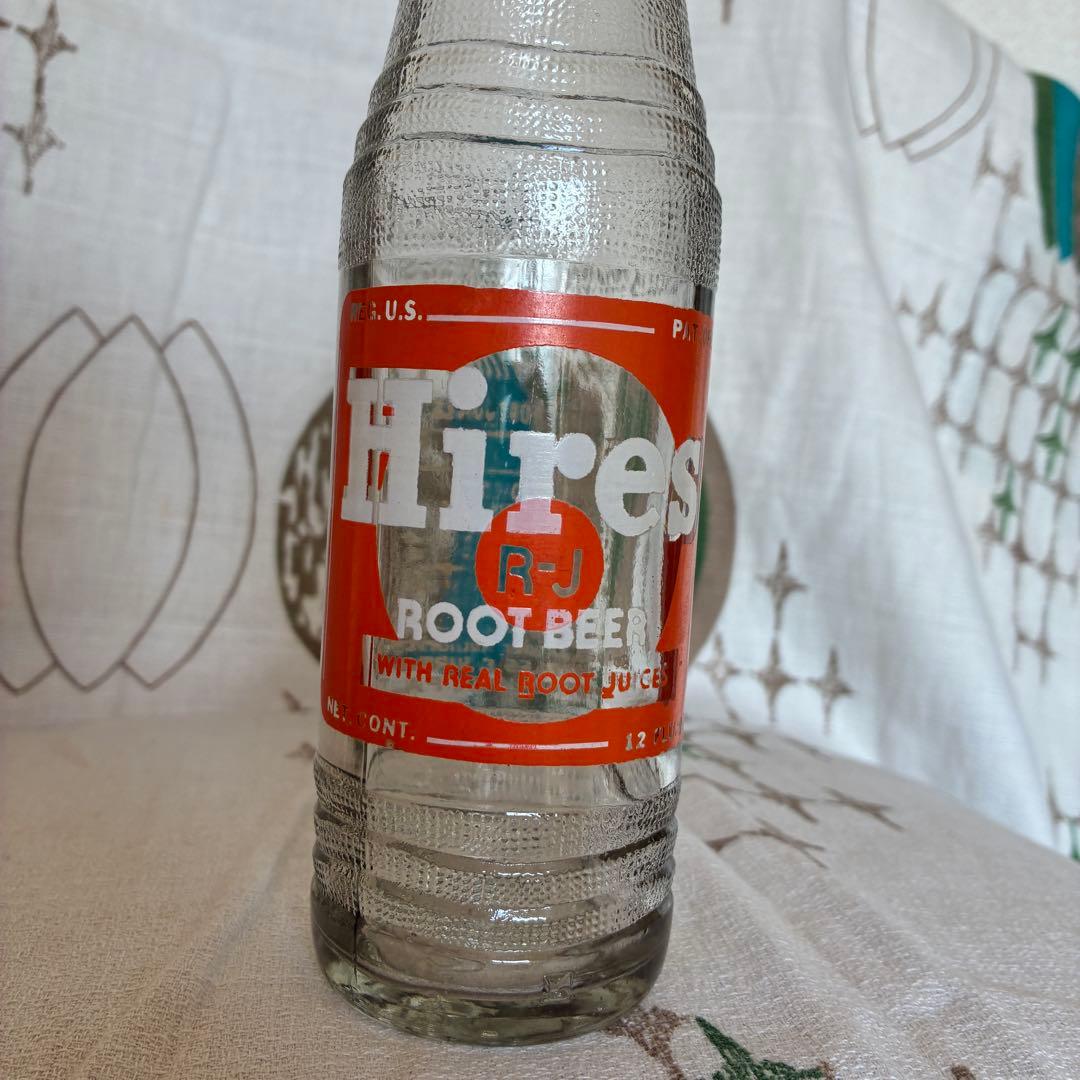 60s〜 Hires ROOT BEER瓶アメリカアンティークUSAヴィンテージ