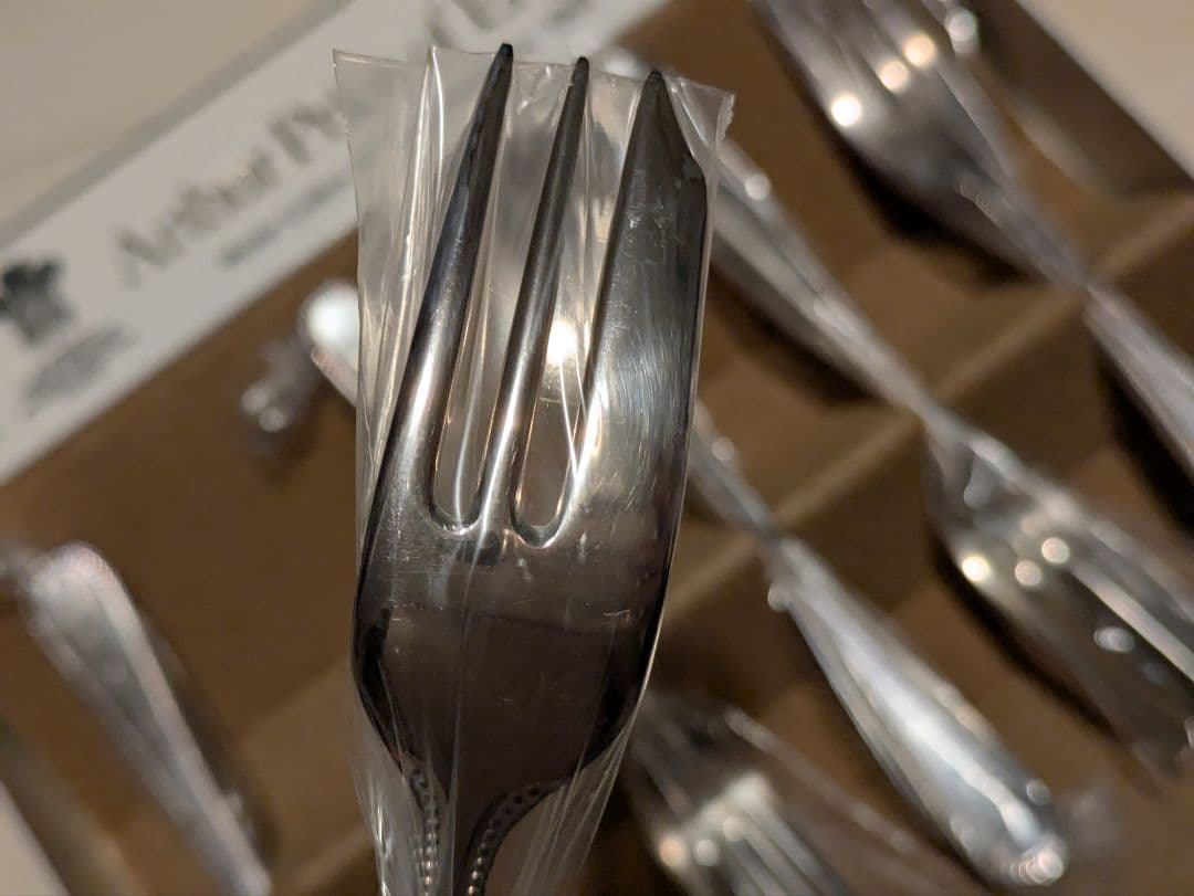 1-3.Arthur Price シルバーフォーク6本セット 英国