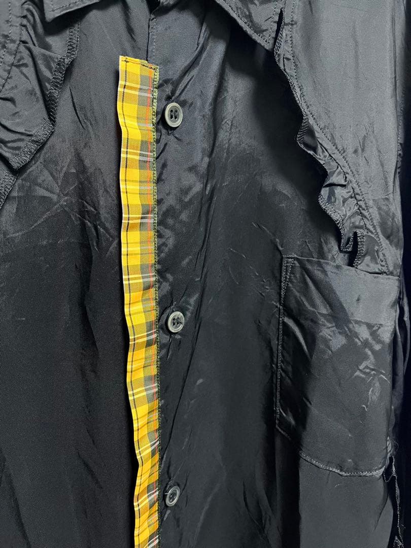 ミ*ヤ様 BLACK COMME des GARÇONS 長袖フリルシャツ L